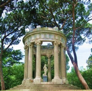 El Capricho de Osuna, jardín rococó y romántico